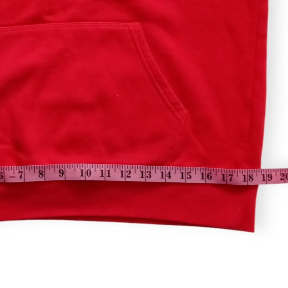 Champion Unisex Long Sleeve Hoodie . Size ( XL ) Red. - Picture 7 of 13